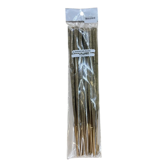 Incienso Artesanal 20 Varitas Gruesas Aroma A Elegir Albahaca-ruda-romero by HEREJE