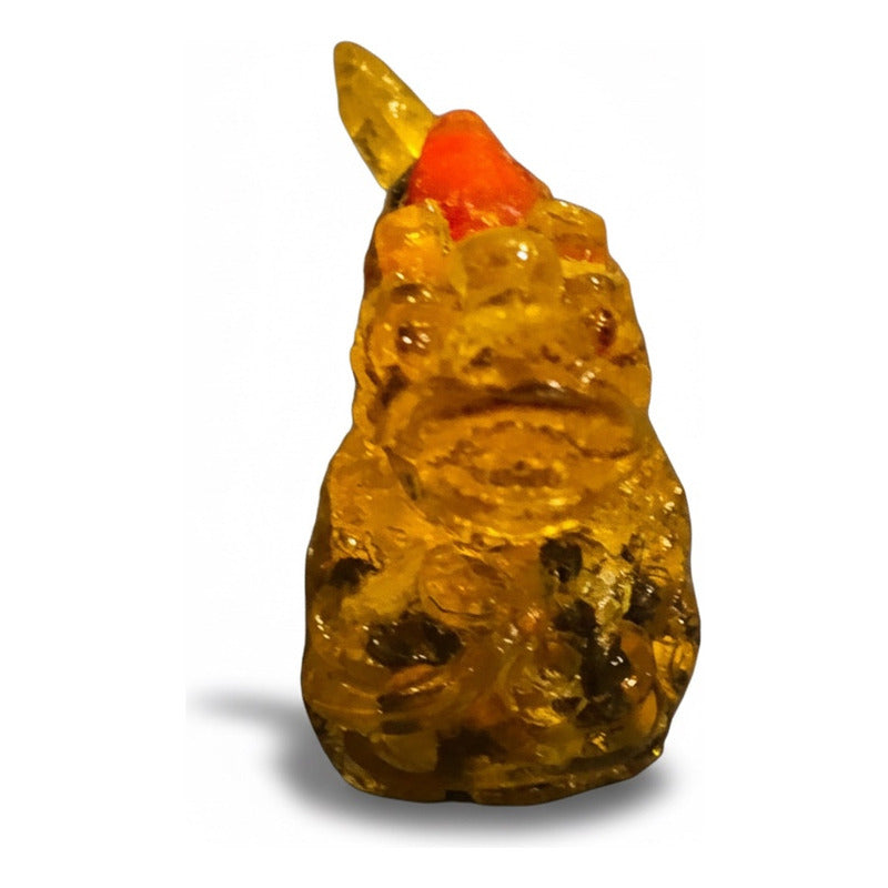 Dragón De Resina Transparente Figura Encapsuladas 2cm Altura