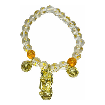 Piyao Bracelet Protection Feng Shui Pixiu Elastic 8-10cm