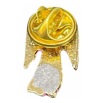 Archangel Chamuel Gold Plated with Crystal Pendant
