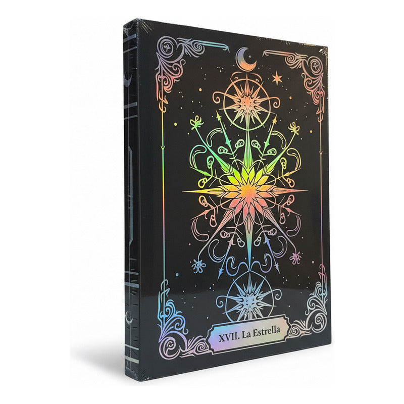 Libreta Grimorio Hojas Negras Para Rituales De Abundancia.