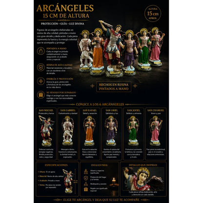 Arcangel 15 Cm De Altura San Migue, Rafael, Gabriel Etc. Gabriel by HEREJE