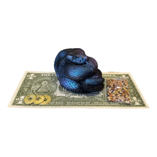 Chinese New Year Snake Resin Sculpture
