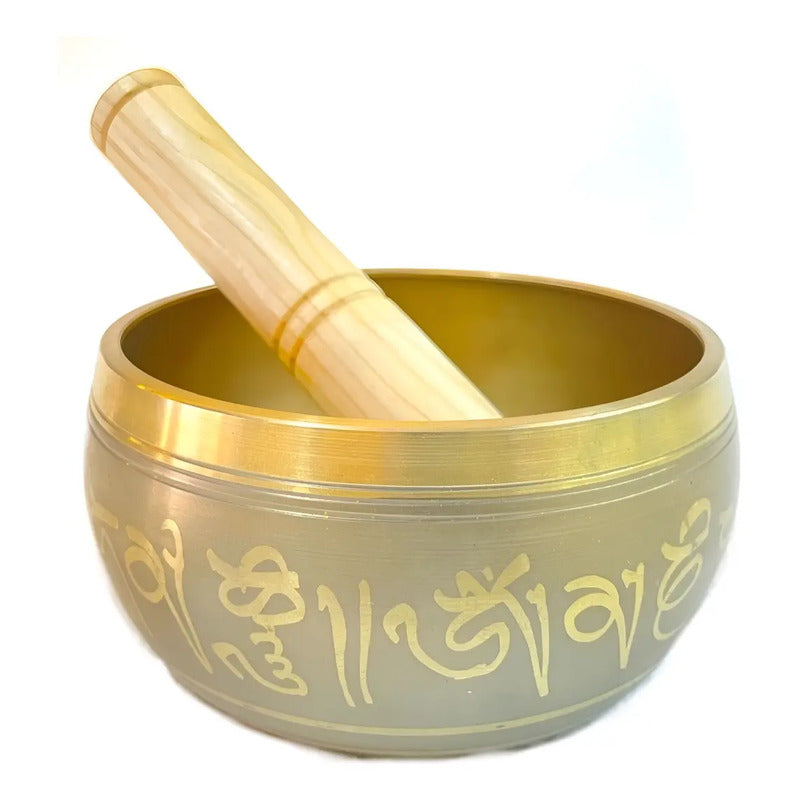 Cuenco Tibetano 105mm Diámetro 7 Metales Importado Meditacio by HEREJE