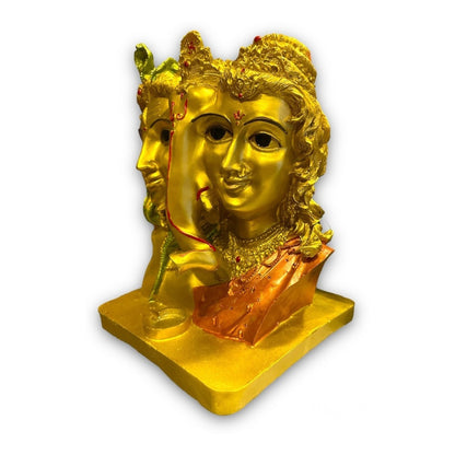 Ganesh Shiva Parvati Familia Sagrada Figura De Resina 21.5cm