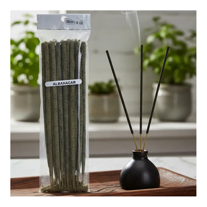 Incienso Artesanal 20 Varitas Gruesas Aroma A Elegir Albahacar by HEREJE