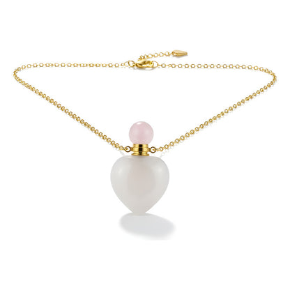 Cuarzo Amatista Rosa Blanco Varios Modelos Perfumero 4 Cm