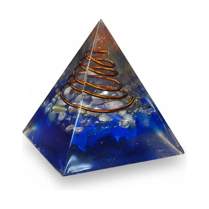 Piramide Orgonita 5 Cm De Altura Azul by HEREJE