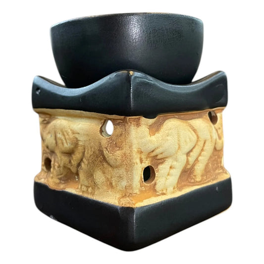 Difusor De Aroma De Vela De 8 Cm De Altura Negro