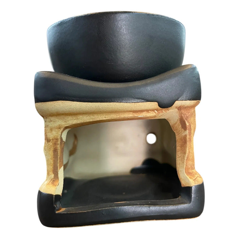 Difusor De Aroma De Vela De 8 Cm De Altura Negro by HEREJE