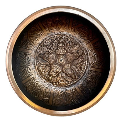 Tibetan Singing Bowl 7 Metals Healing Chakras 130 mm