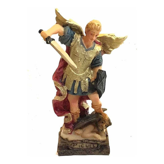 Saint Michael the Archangel 11.5cm Handcrafted Resin Angel