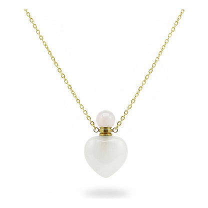 Cuarzo Amatista Rosa Blanco Varios Modelos Perfumero 4 Cm