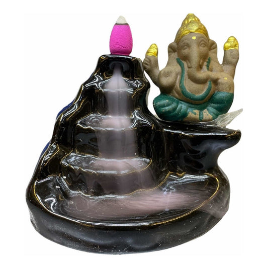 Incense Burner Waterfall Smoke Various Models + 10 Cones