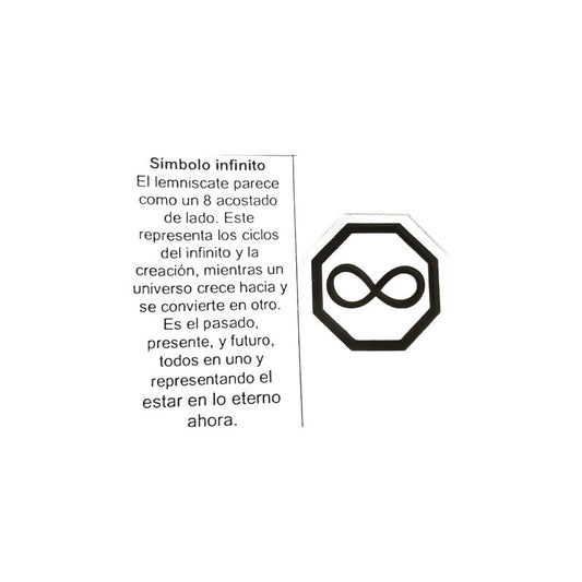 Ritualized and Serenaded Infinity Symbol Amulet