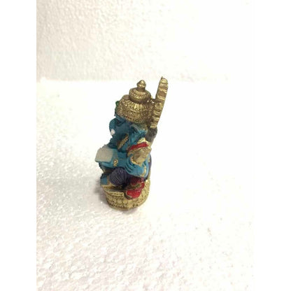 Ganesh Resin Figure God of Prosperity 7.5 Cm 1 Piece