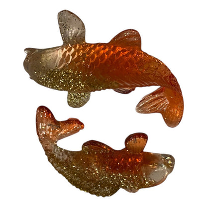 Carp, Ajowana, Fish of Abundance Crystal Resin Sculpture