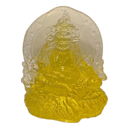 Dzambhala of Prosperity Buddha in Crystal Resin 12cm