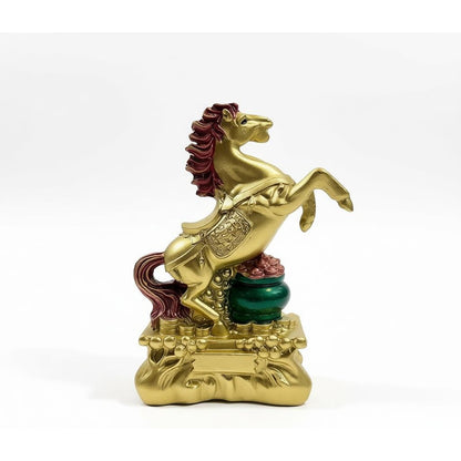 Caballo Figura De Resina Año Chino 8x5cm