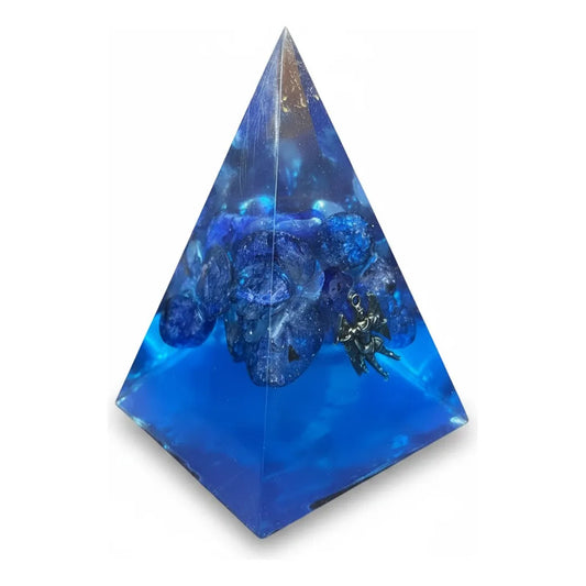 Piramide Angel En Tamaños 5 Cm, 7 Cm Y 9 Cm A Elegir 9 Cm Azul by HEREJE