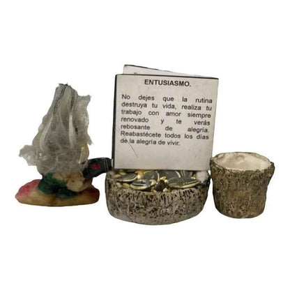 Troll Mini + Comedero + Semillas + Tarjeta Varios Modelos Entuciasmo 5.2cm