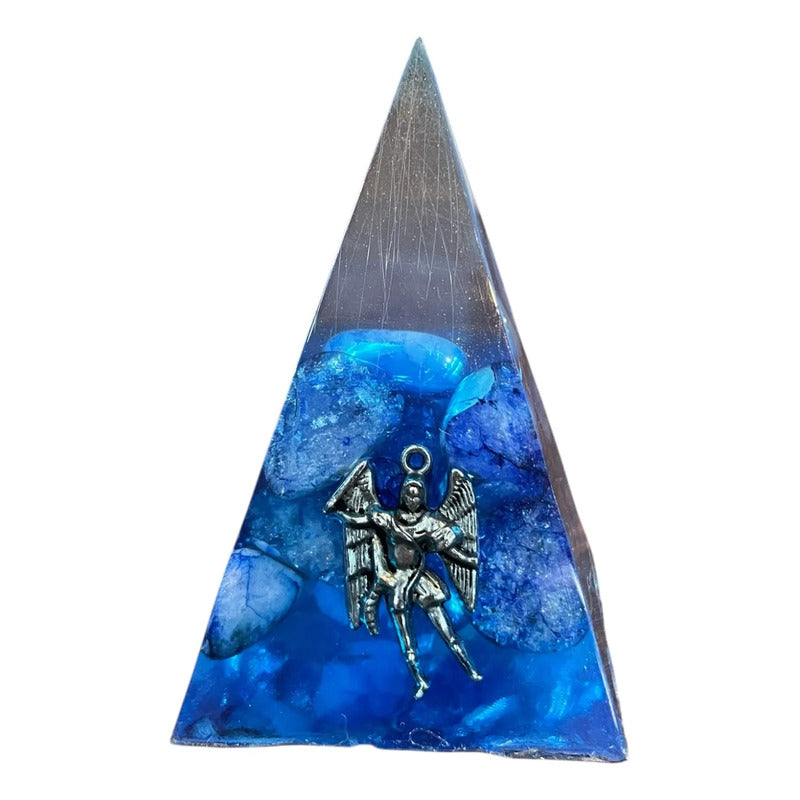 Piramide Angel En Tamaños 5 Cm, 7 Cm Y 9 Cm A Elegir 7 Cm Azul by HEREJE