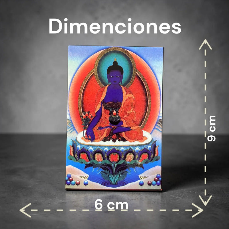 Estampas Religiosas Buda De La Medicina Azul Deidades by HEREJE