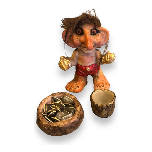 Boxing Troll + Feeder 10 cm National Resin Figure
