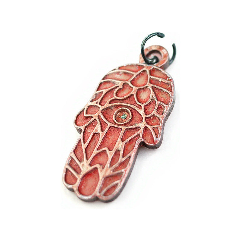 Dije Mano De Fatima Encapsulado 3 Cm De Altura