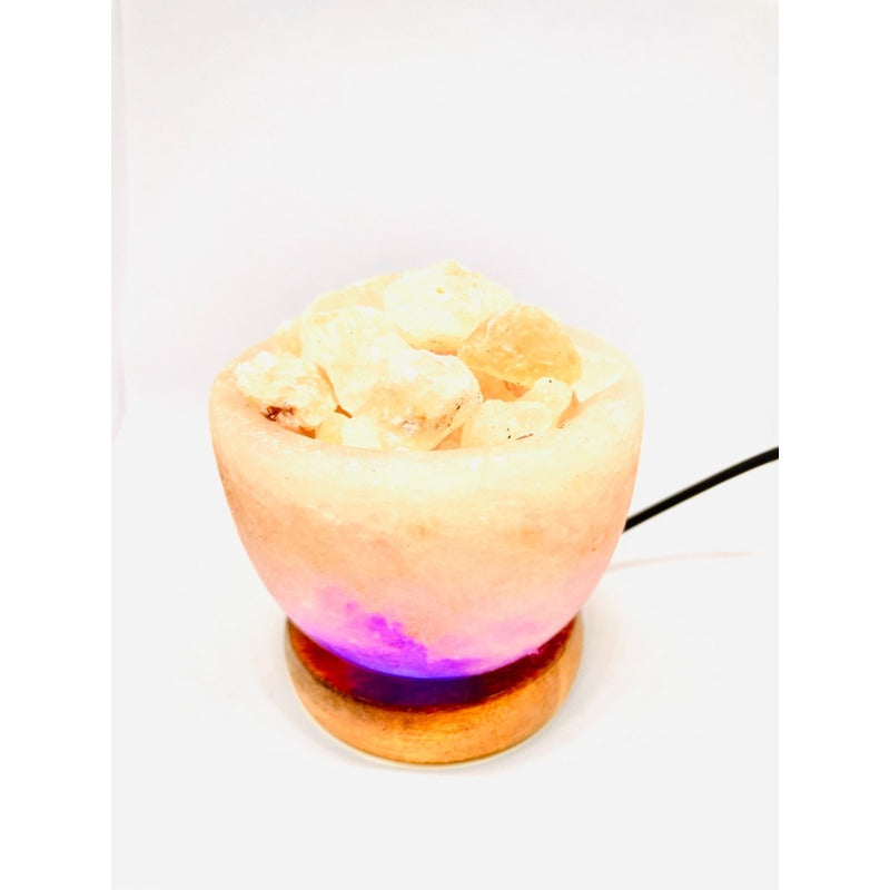 Lámpara De Sal Del Himalaya Varios Modelos Casi 1kg 13 Cm by HEREJE