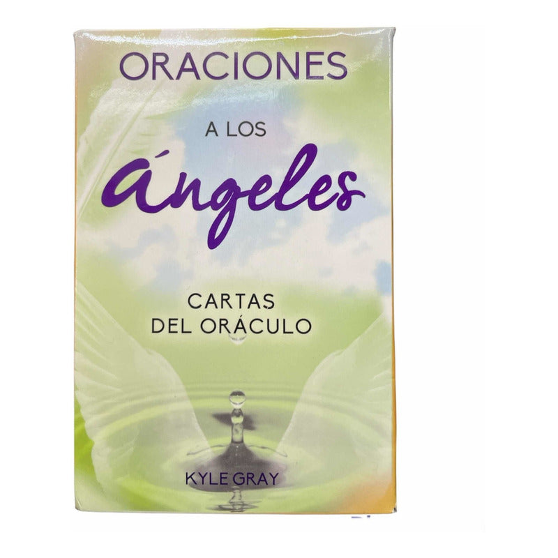 Oraciones A Los Angeles Oráculo + Instructivo 13 Cm Alto