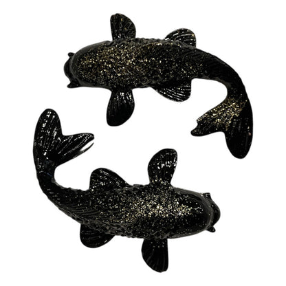 Carp, Ajowana, Fish of Abundance Crystal Resin Sculpture