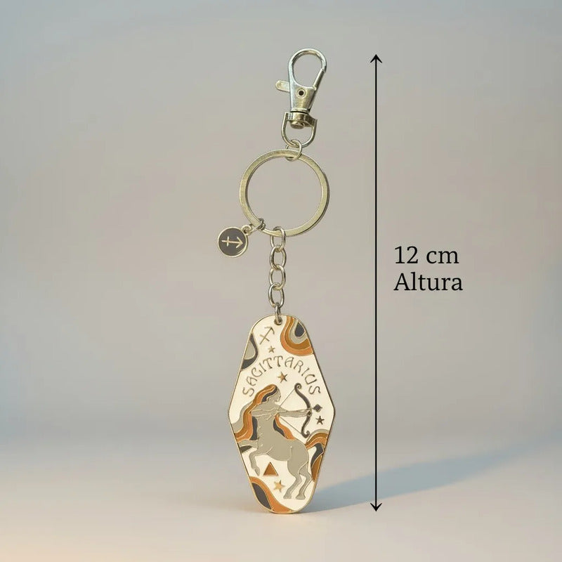 Llavero Zodiacal Hereje Diseño Astrológico Original Sagitario