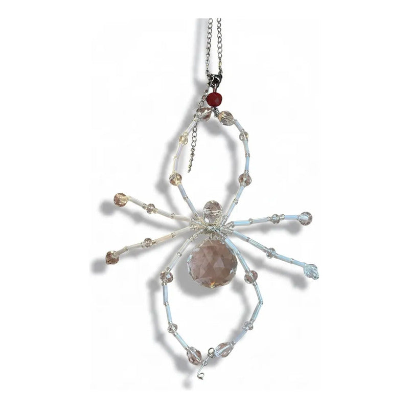 Suncatcher De Cristal En Forma De Araña 12cm Blanco by HEREJE