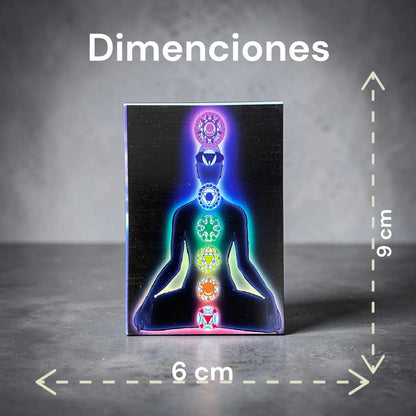 Estampas Coleccionables Esoterismo 5 Piezas Iguales Por Pac 7 Chakras Simbologia by HEREJE