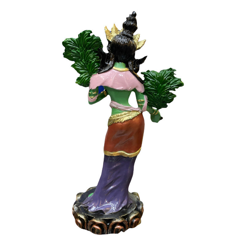 Tara Verde Diosa De La Salud Y La Compasión 20 Cm De Alto