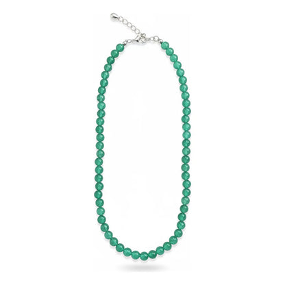 Amatista Collar De Piedra Natural Aventurina Verde