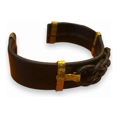 Leather Type Sintin Knot Bracelet