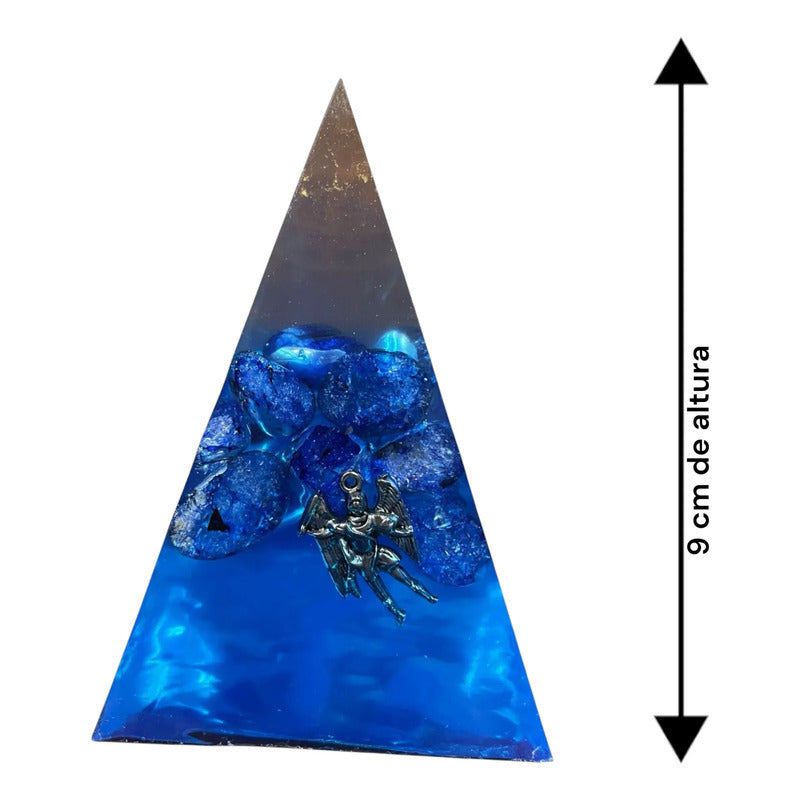 Piramide Angel En Tamaños 5 Cm, 7 Cm Y 9 Cm A Elegir 9 Cm Azul by HEREJE