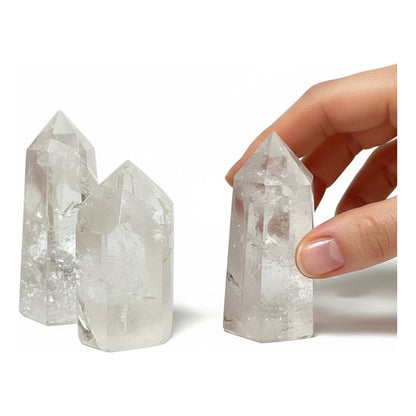 Cuarzo Maestro De Cuarzo Blanco De Entre 4.5 Y 5.5 Cm