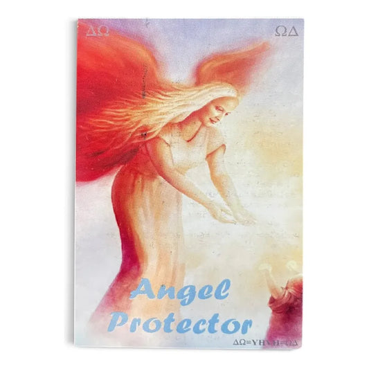 Estampas Coleccionables Esoterismo 5 Piezas Iguales Por Pac Angel Protector Religióso by HEREJE