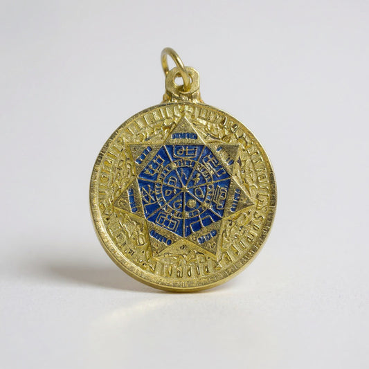 Sello Seite Arcangeles  Metatron Dije Metal Encapsulado 25mm