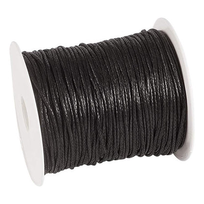 Cordón De Algodón Encerado De 100 Yardas, 1,5 Mm, Para Joyas