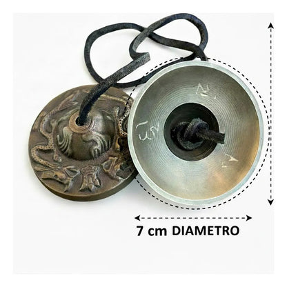 Cymbalo Tibetano Cuenco 7 Metales Indu 7 Cm