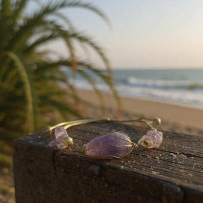 Pulsera Hereje Ajustable De Cuarzo