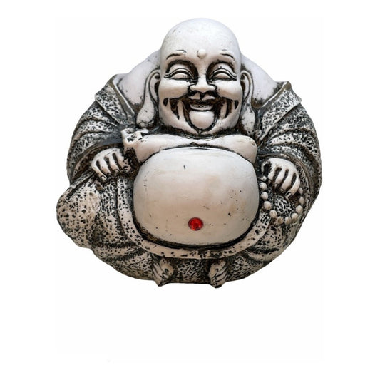 Chinese Buddha 14 cm high in Mexican resin