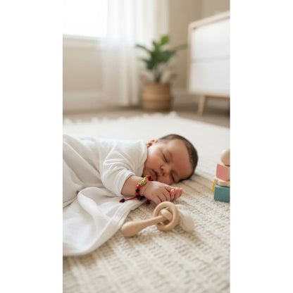 Pulsera Virgen De Guadalupe O San Judas Hilo Rojo Ajustable Virgen 7 Cm