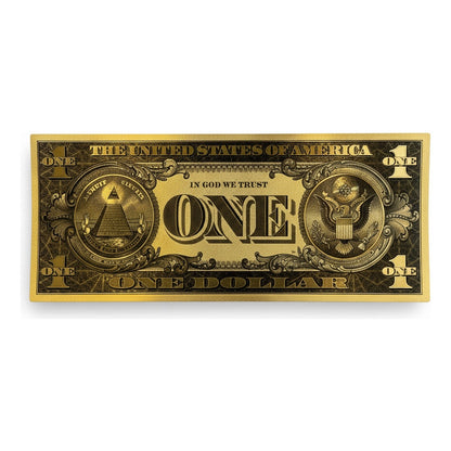 Billete Dorado Diferentes Denominaciones Plastificados