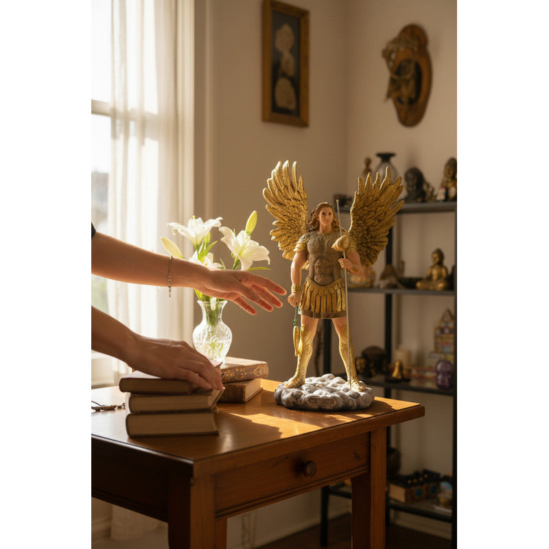Arcangeles De 35cm Altura Figura De Resina Modelo A Elegir