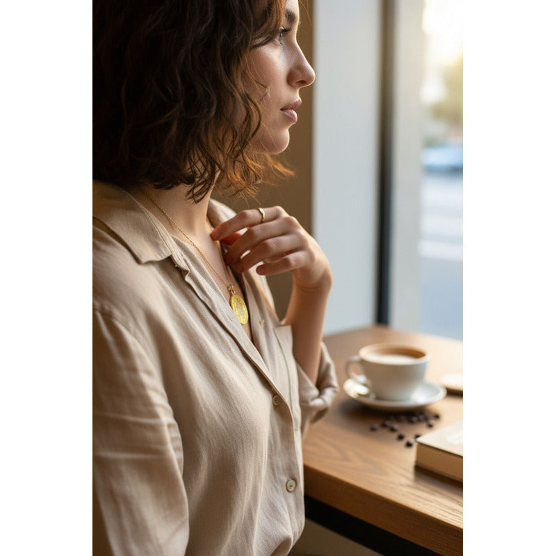 Sello Seite Arcangeles  Metatron Dije Metal Encapsulado 30mm